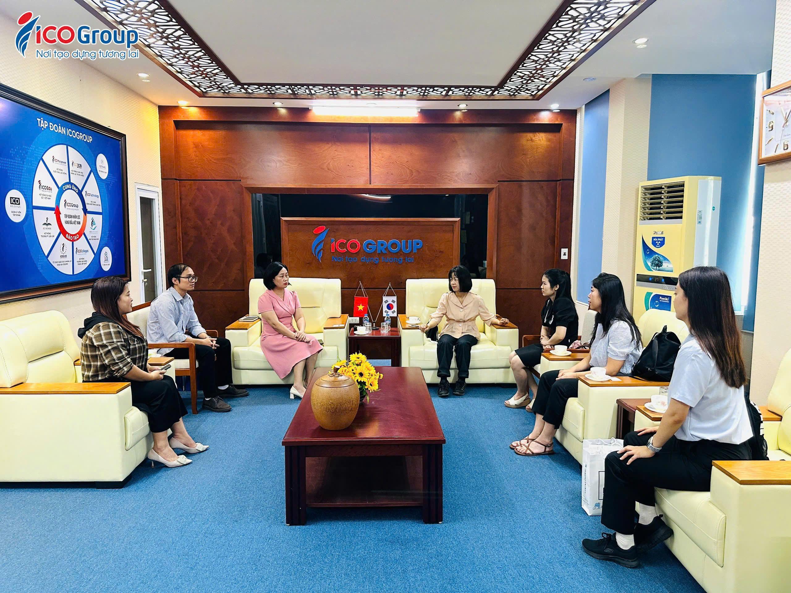 Đại học Quốc gia Pukyong (Hàn Quốc) có chuyến thăm và làm việc tại ICOGroup